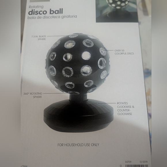 Easy Home Rotating Disco Ball - Picture 2 of 4